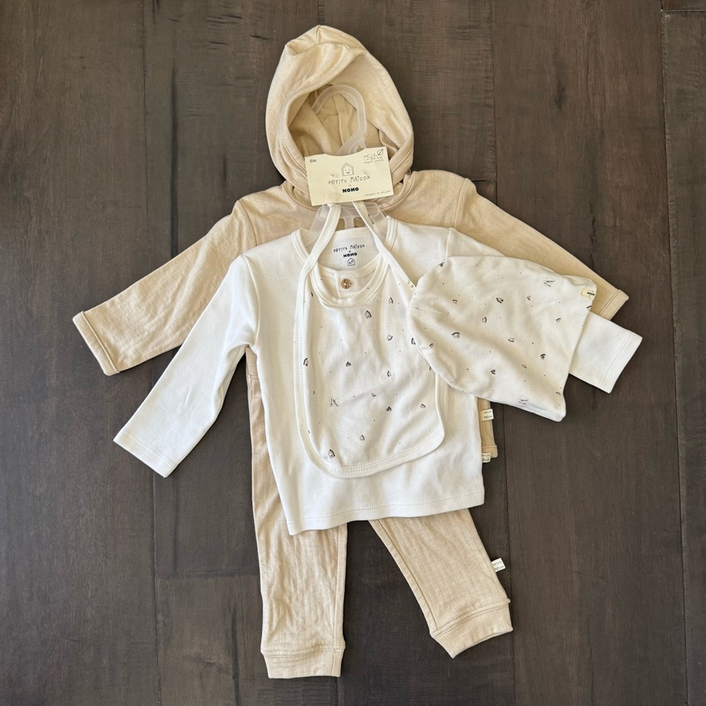 Petit Mason x NONO | 5-piece organic cotton gender neutral set